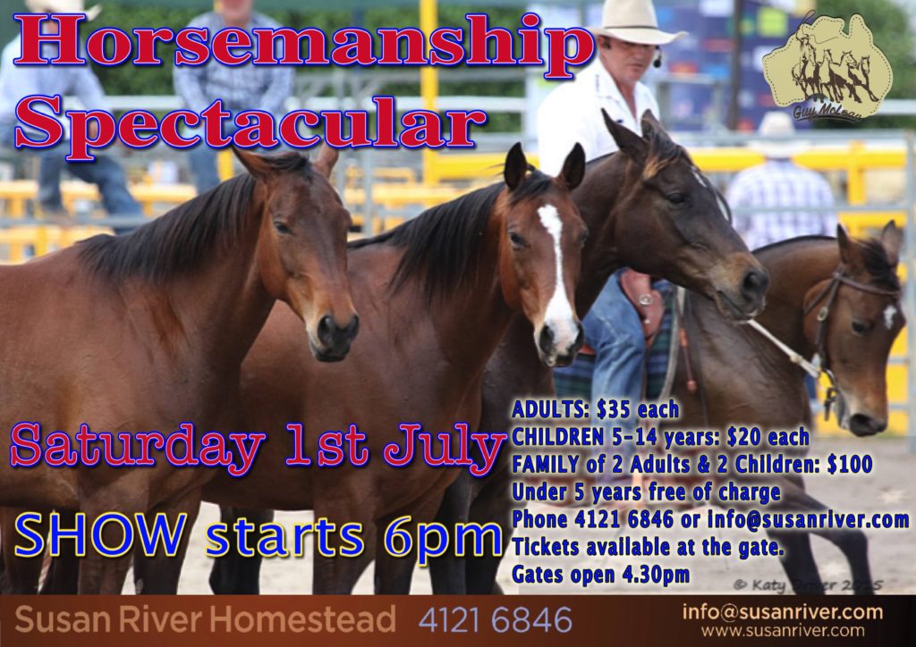 Guy McLean Horsemanship Advert 1st July